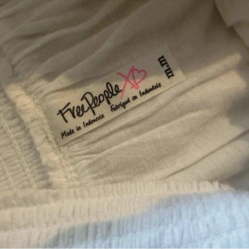 Free People Rhiannon Convertible Embroidered Waist Handkerchief Hem Maxi Skirt M - Picture 8 of 12